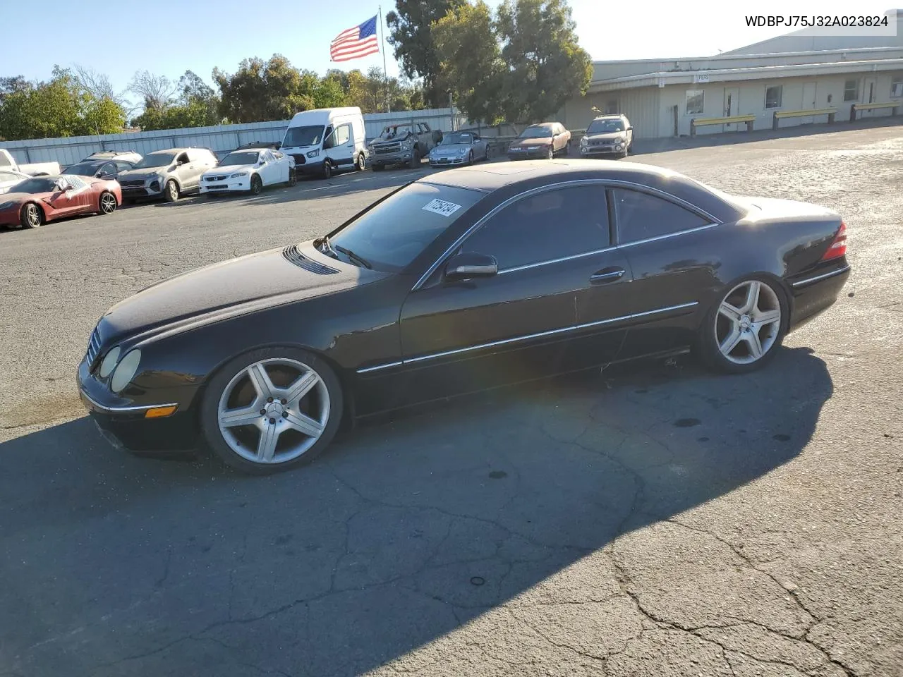 2002 Mercedes-Benz Cl 500 VIN: WDBPJ75J32A023824 Lot: 77254134