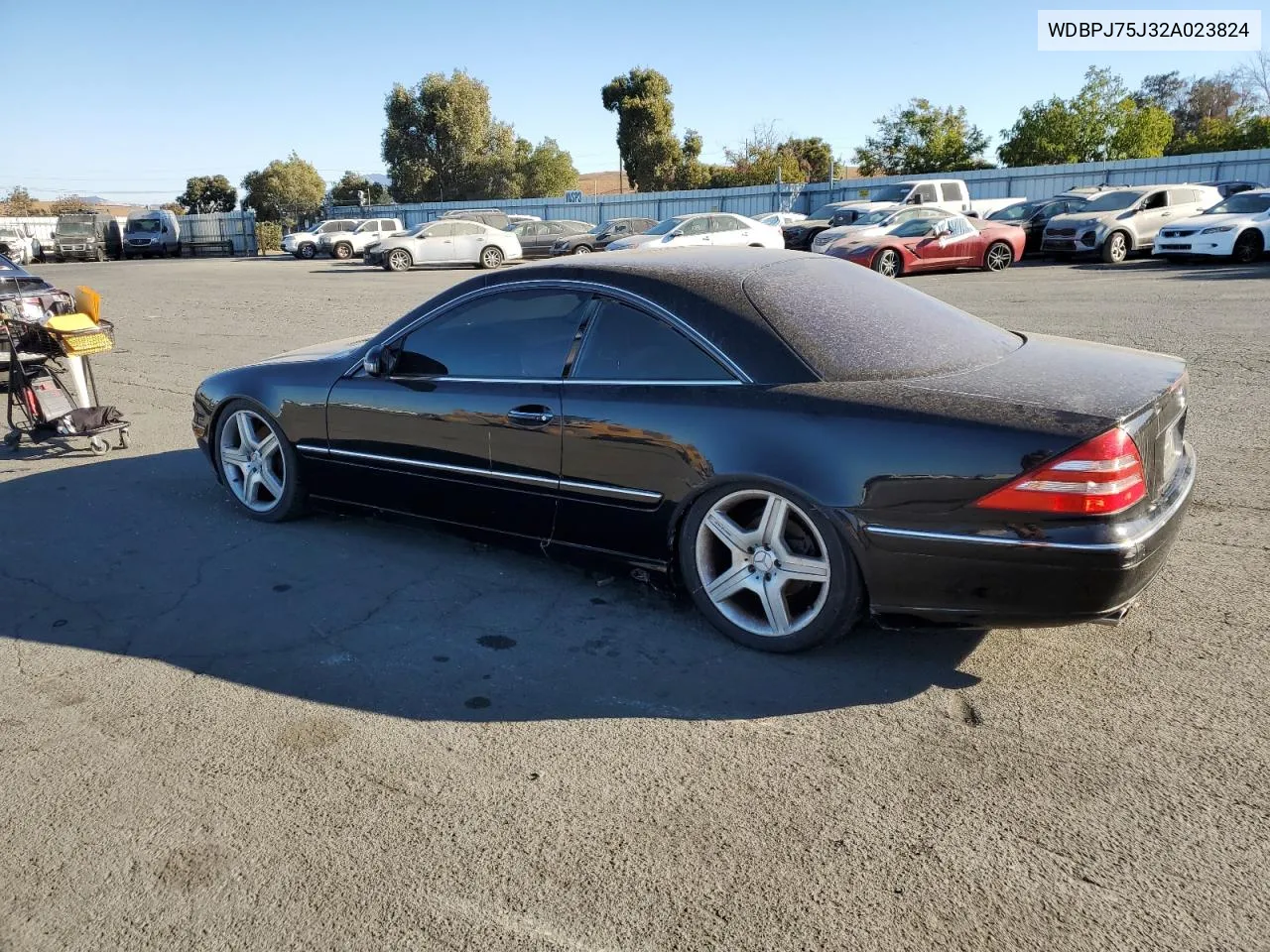 2002 Mercedes-Benz Cl 500 VIN: WDBPJ75J32A023824 Lot: 77254134