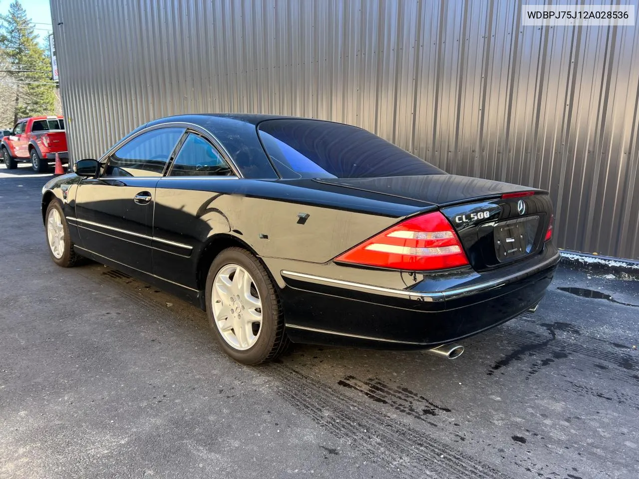 2002 Mercedes-Benz Cl 500 VIN: WDBPJ75J12A028536 Lot: 80300524