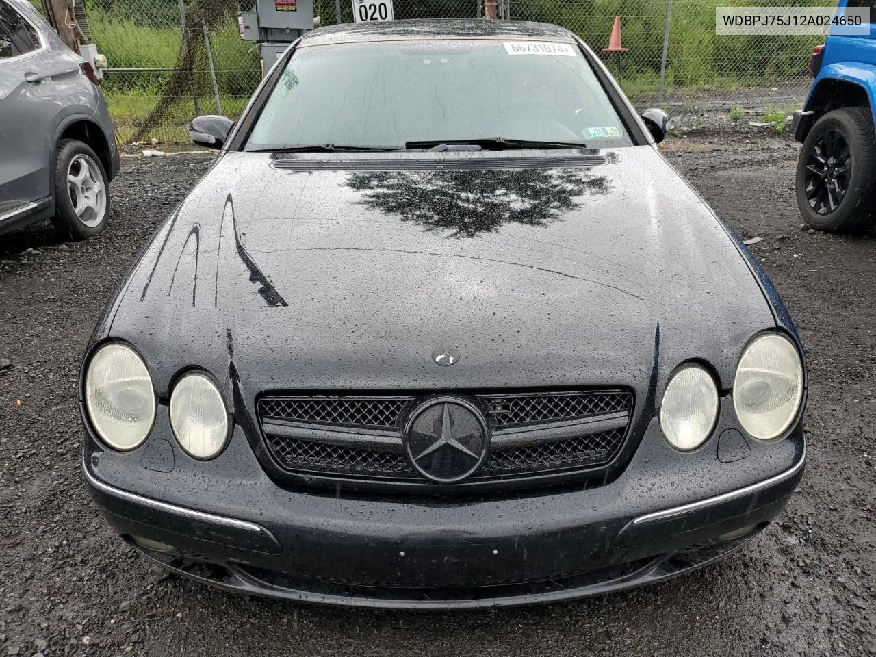 2002 Mercedes-Benz Cl 500 VIN: WDBPJ75J12A024650 Lot: 80916174