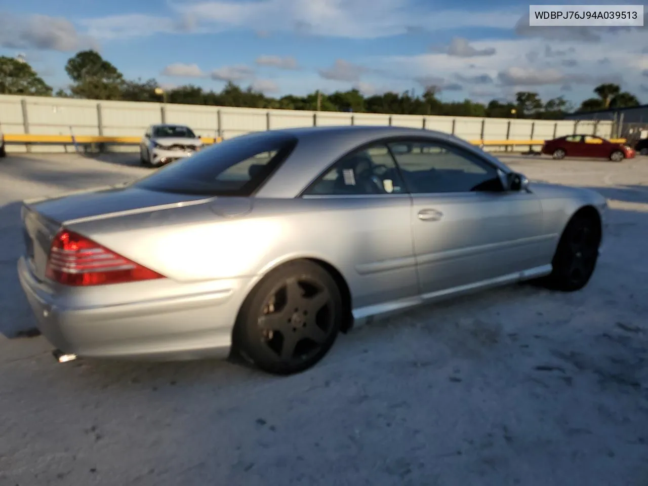 2004 Mercedes-Benz Cl 600 VIN: WDBPJ76J94A039513 Lot: 74240884