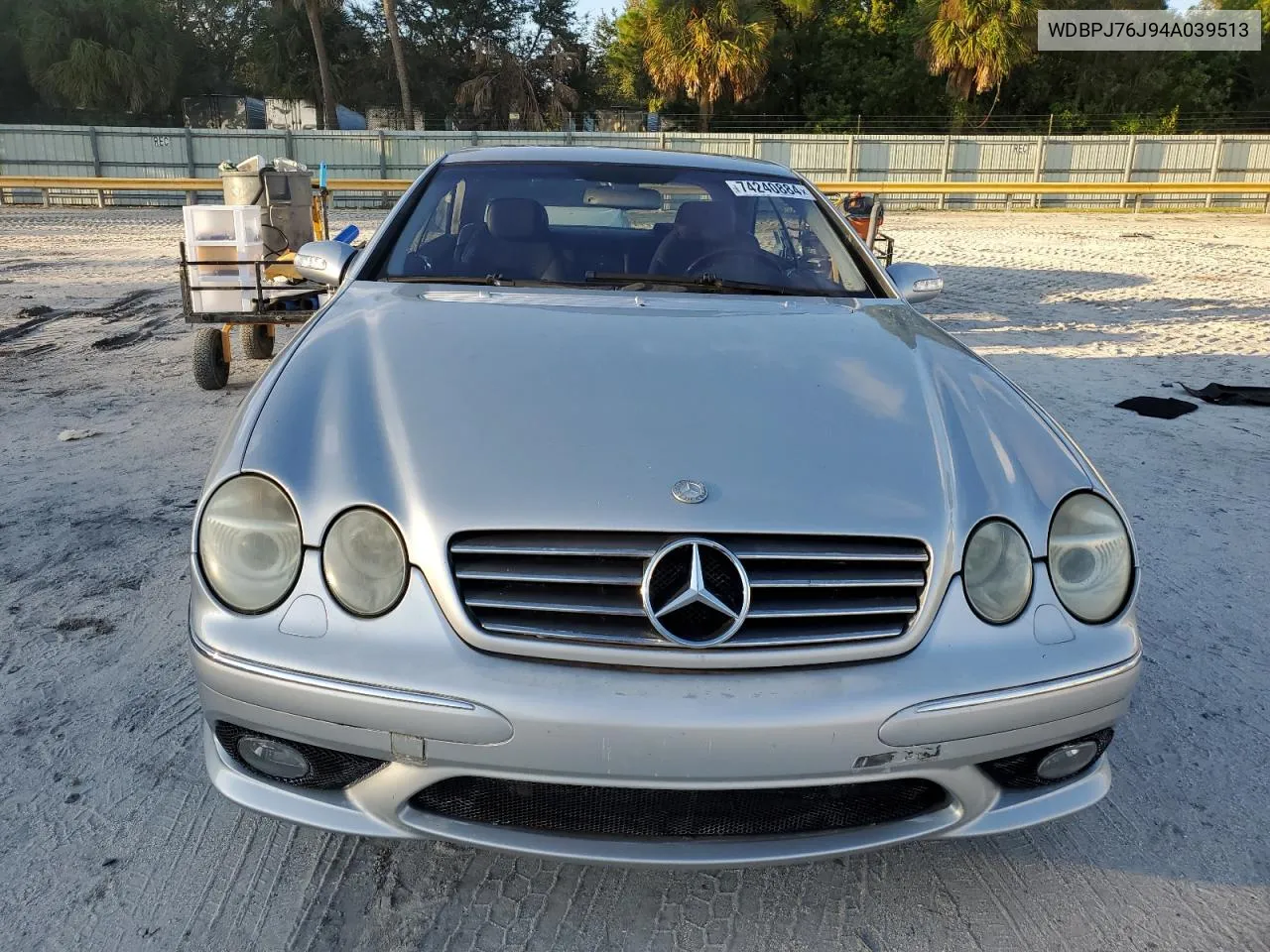 2004 Mercedes-Benz Cl 600 VIN: WDBPJ76J94A039513 Lot: 74240884