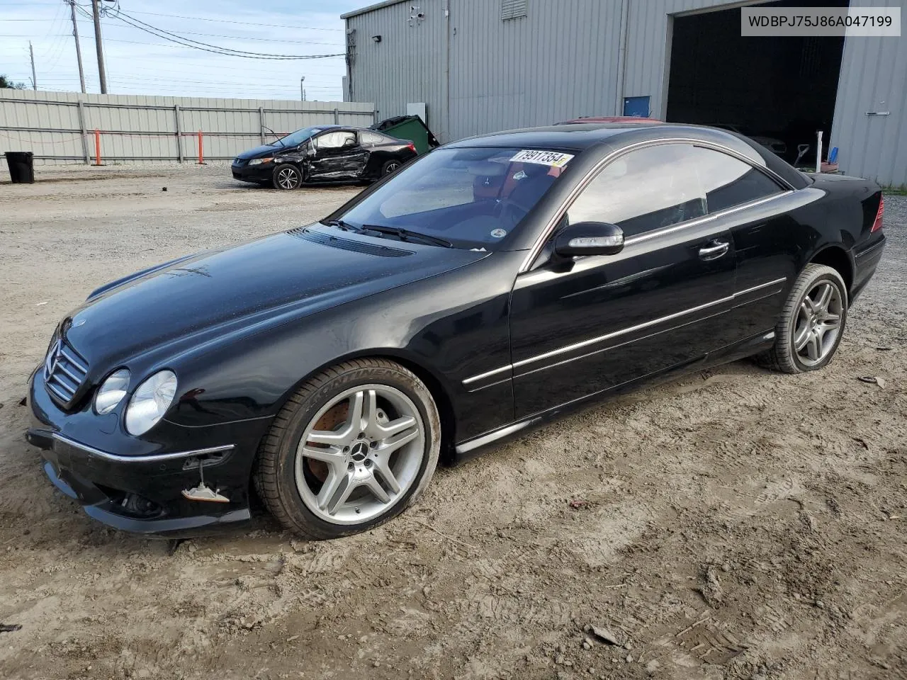 2006 Mercedes-Benz Cl 500 VIN: WDBPJ75J86A047199 Lot: 79917354