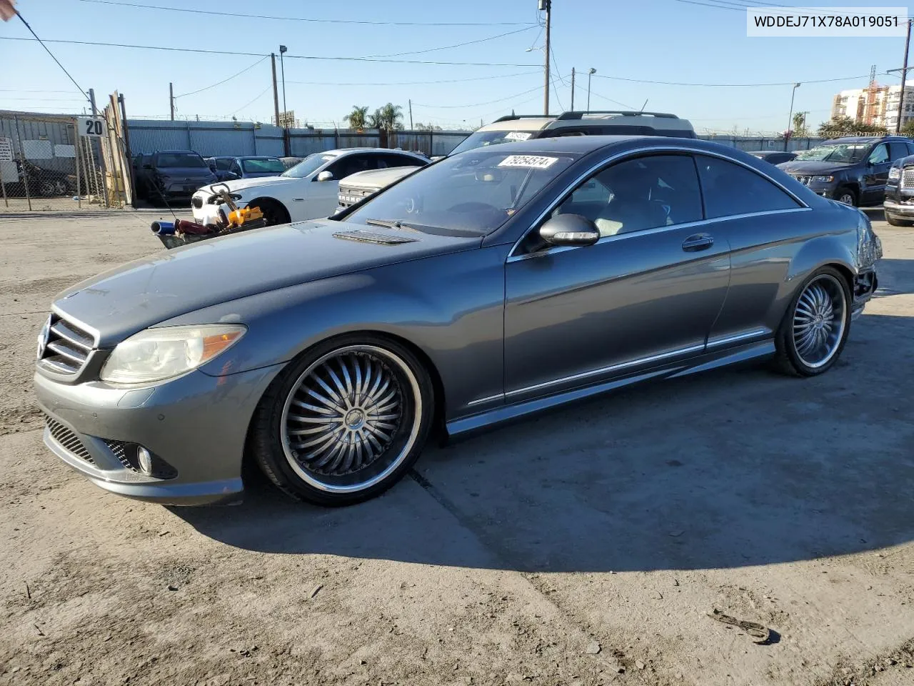 2008 Mercedes-Benz Cl 550 VIN: WDDEJ71X78A019051 Lot: 79254574