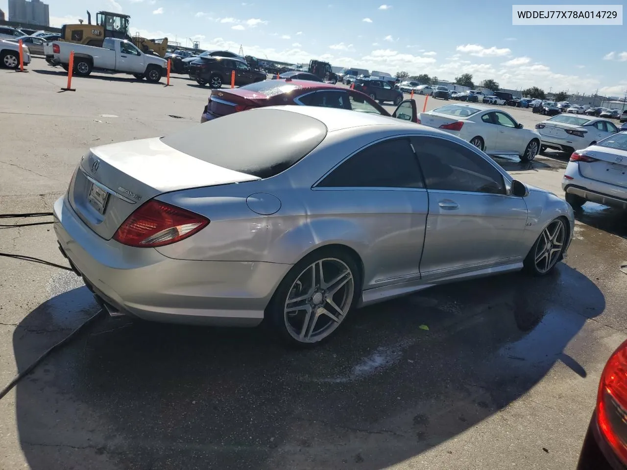 2008 Mercedes-Benz Cl 63 Amg VIN: WDDEJ77X78A014729 Lot: 79875954