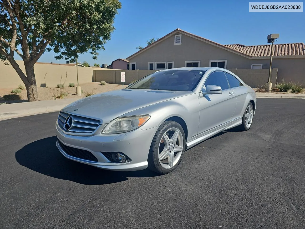 2010 Mercedes-Benz Cl 550 4Ma VIN: WDDEJ8GB2AA023838 Lot: 80712464