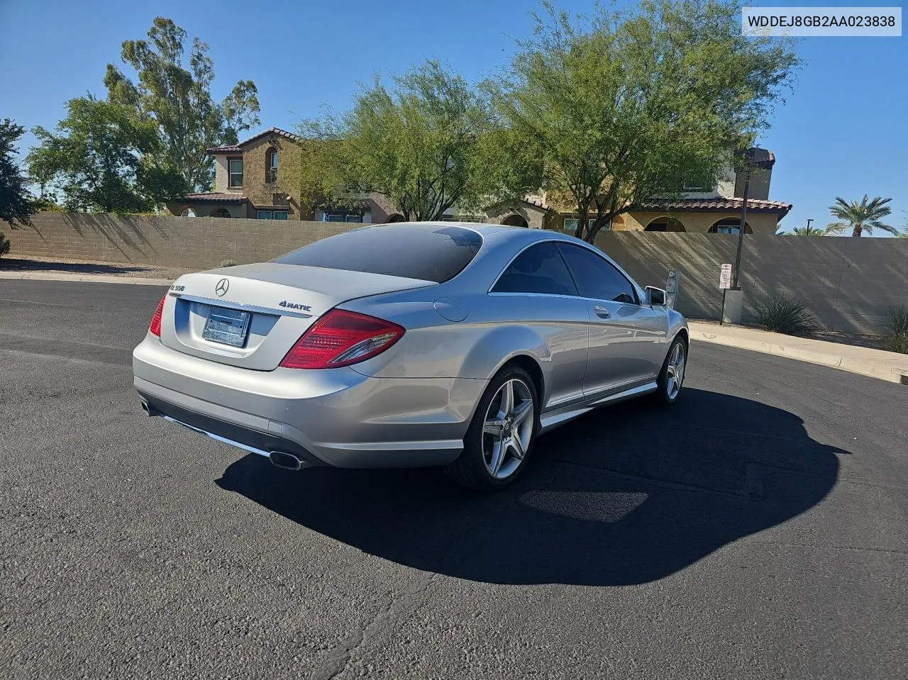 2010 Mercedes-Benz Cl 550 4Ma VIN: WDDEJ8GB2AA023838 Lot: 80712464