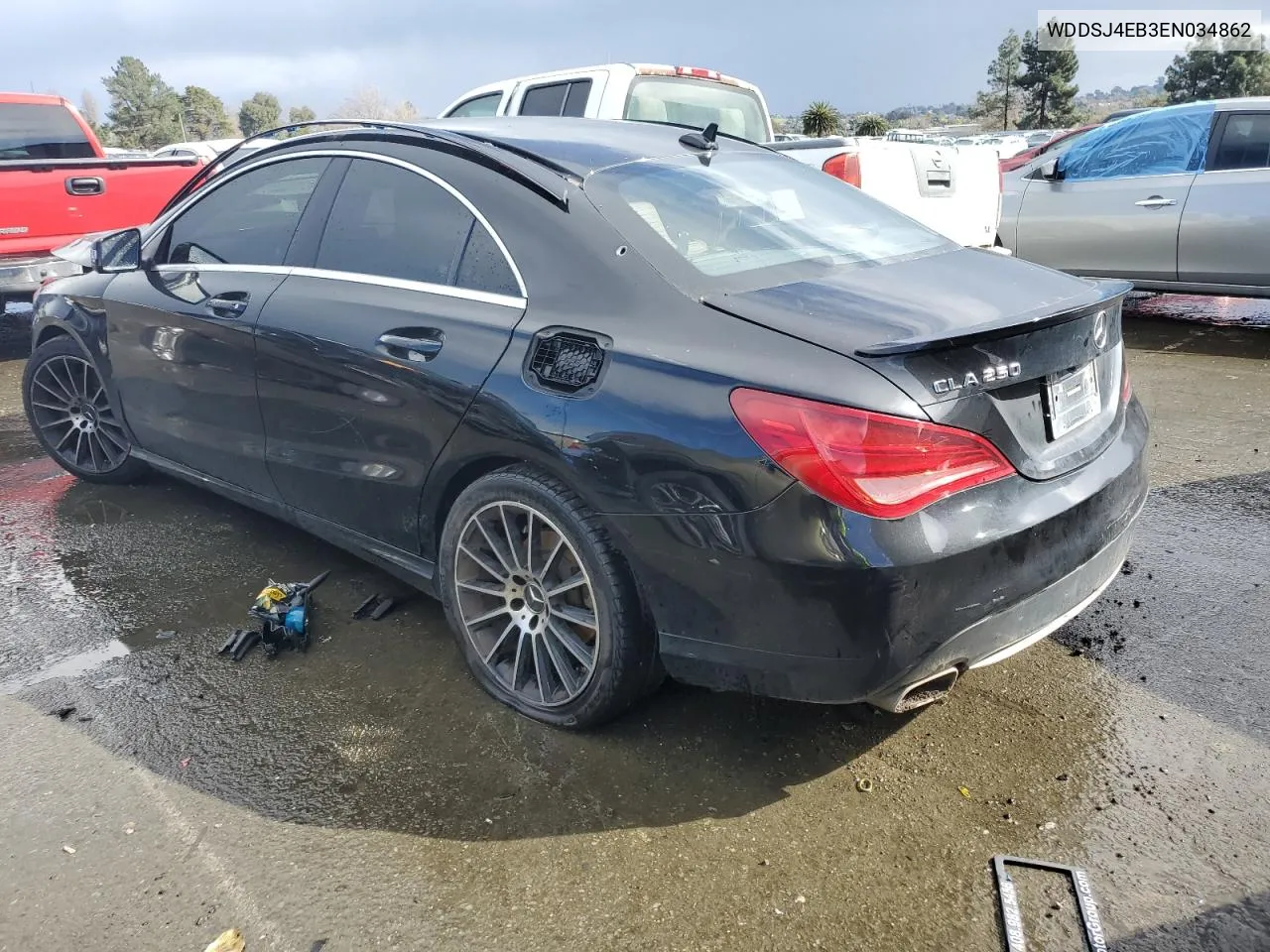 2014 Mercedes-Benz Cla 250 VIN: WDDSJ4EB3EN034862 Lot: 40475864