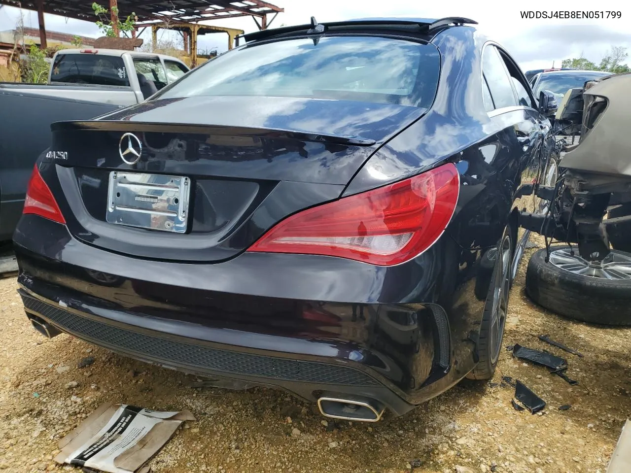 2014 Mercedes-Benz Cla 250 VIN: WDDSJ4EB8EN051799 Lot: 48733744