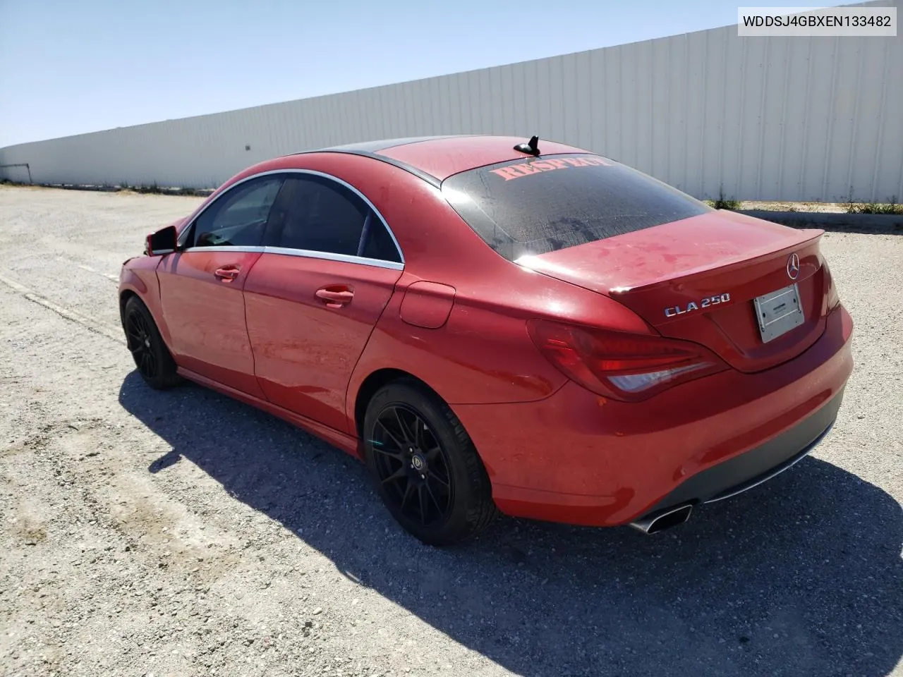 2014 Mercedes-Benz Cla 250 4Matic VIN: WDDSJ4GBXEN133482 Lot: 52891214