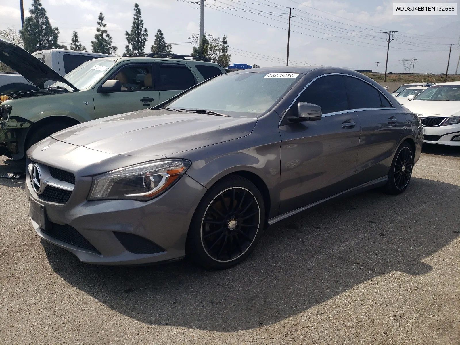 2014 Mercedes-Benz Cla 250 VIN: WDDSJ4EB1EN132658 Lot: 55216744