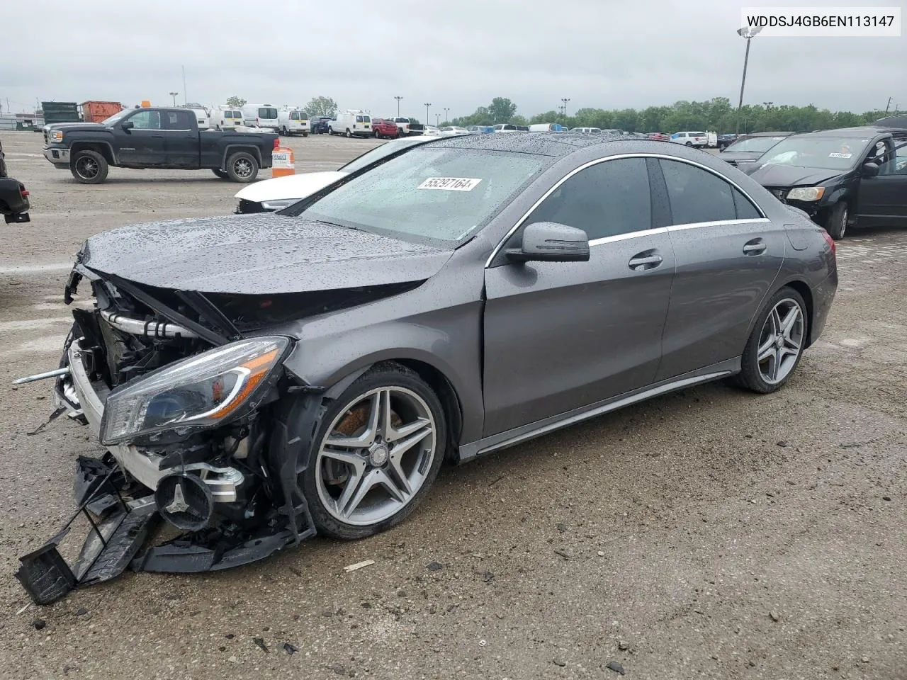 2014 Mercedes-Benz Cla 250 4Matic VIN: WDDSJ4GB6EN113147 Lot: 55297164