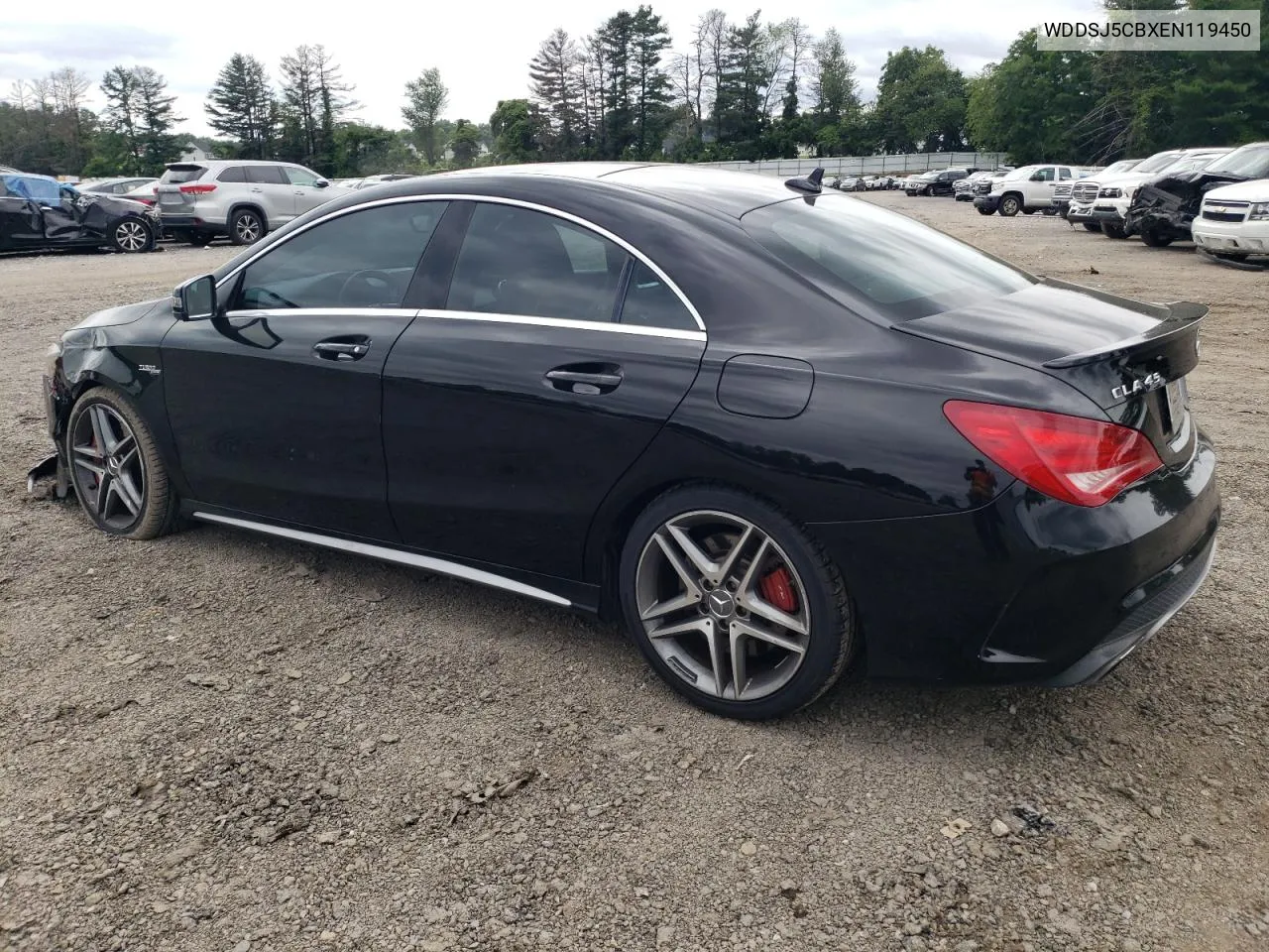 2014 Mercedes-Benz Cla 45 Amg VIN: WDDSJ5CBXEN119450 Lot: 58537294