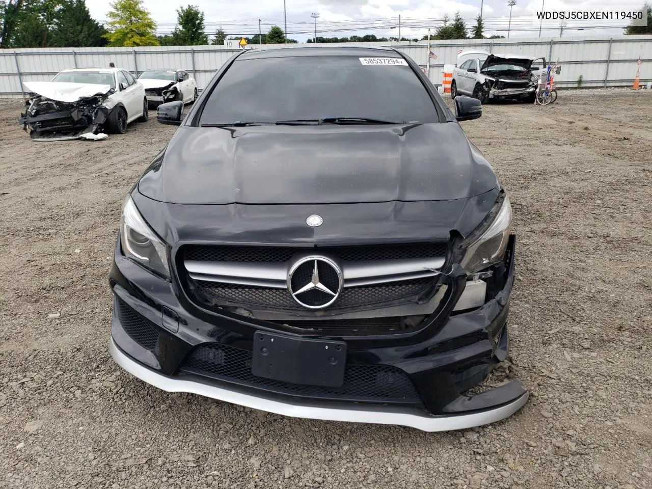 2014 Mercedes-Benz Cla 45 Amg VIN: WDDSJ5CBXEN119450 Lot: 58537294