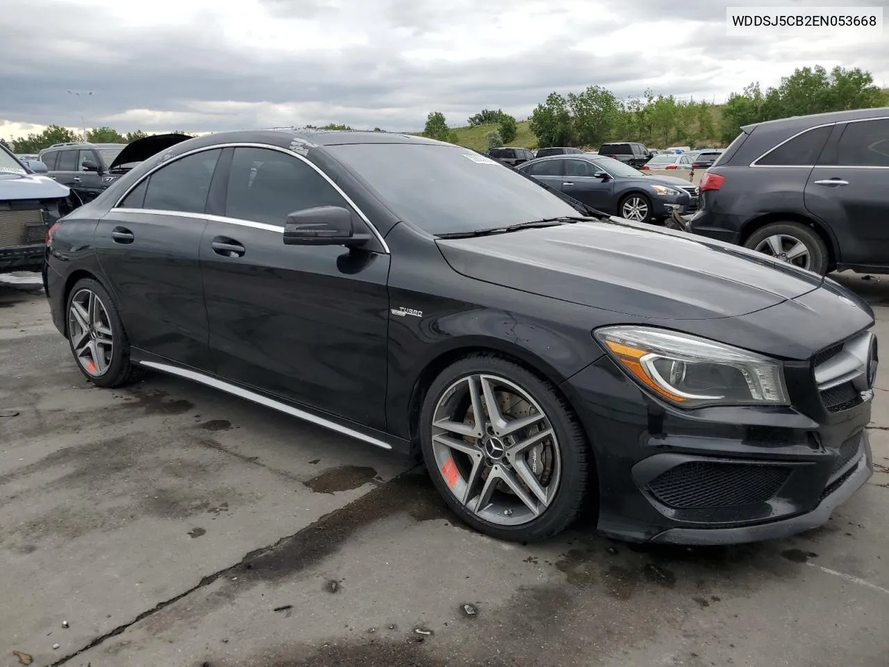 2014 Mercedes-Benz Cla 45 Amg VIN: WDDSJ5CB2EN053668 Lot: 59800804