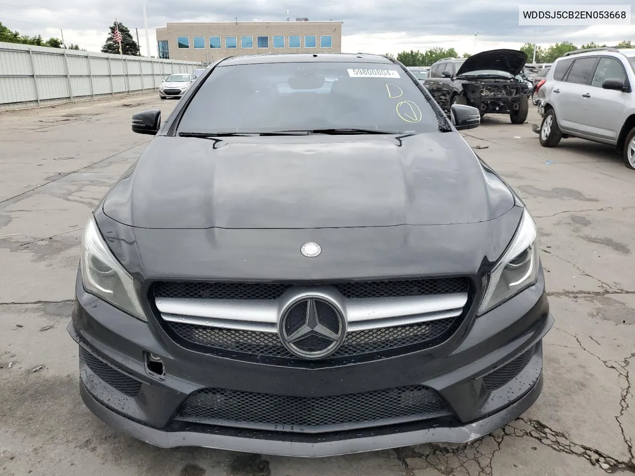 2014 Mercedes-Benz Cla 45 Amg VIN: WDDSJ5CB2EN053668 Lot: 59800804