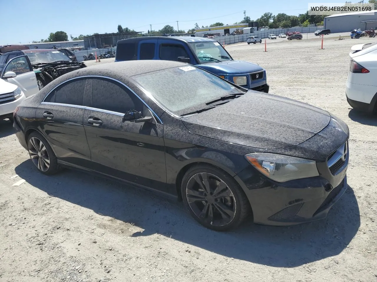 2014 Mercedes-Benz Cla 250 VIN: WDDSJ4EB2EN051698 Lot: 61304194