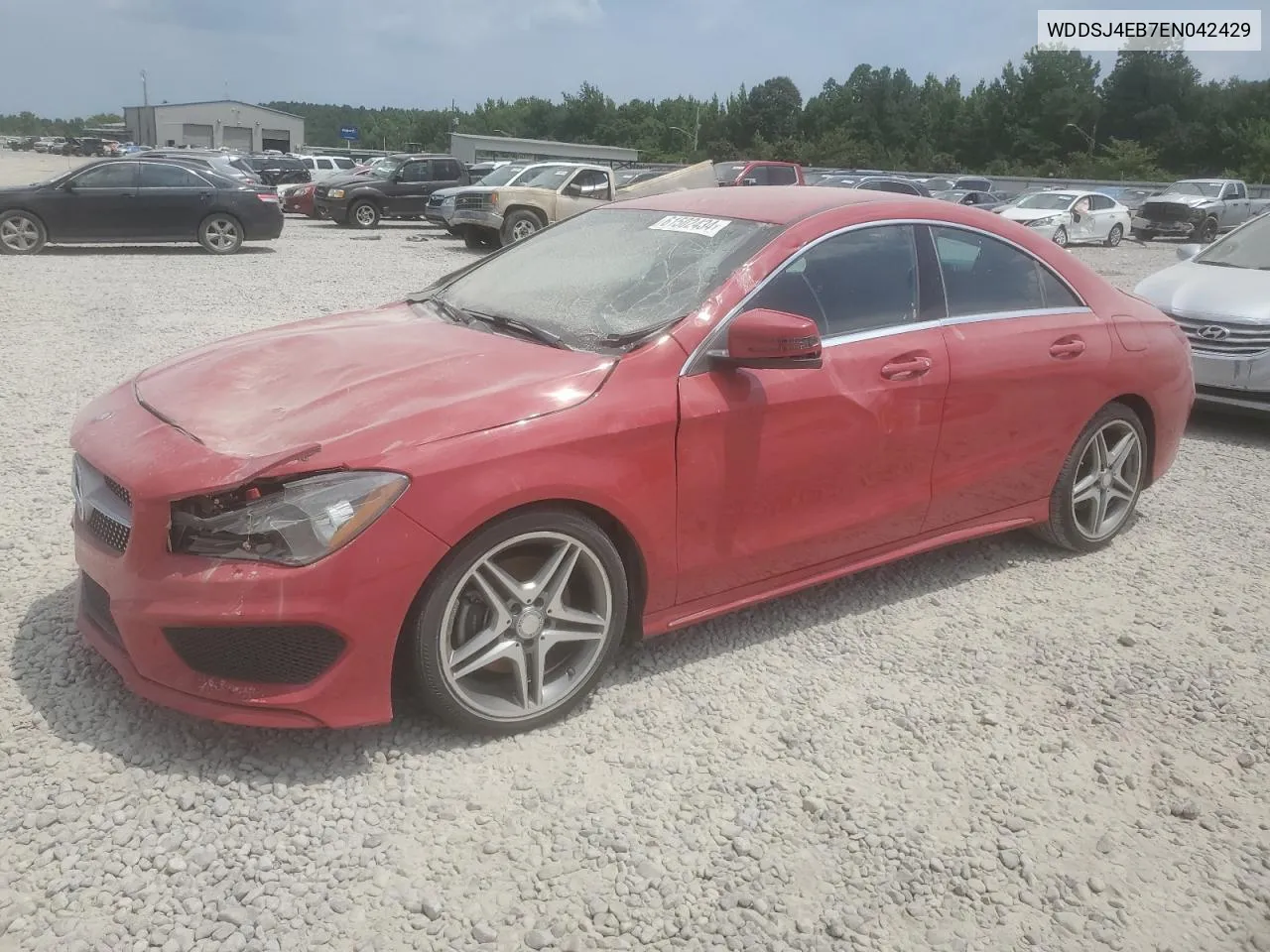 2014 Mercedes-Benz Cla 250 VIN: WDDSJ4EB7EN042429 Lot: 61502434