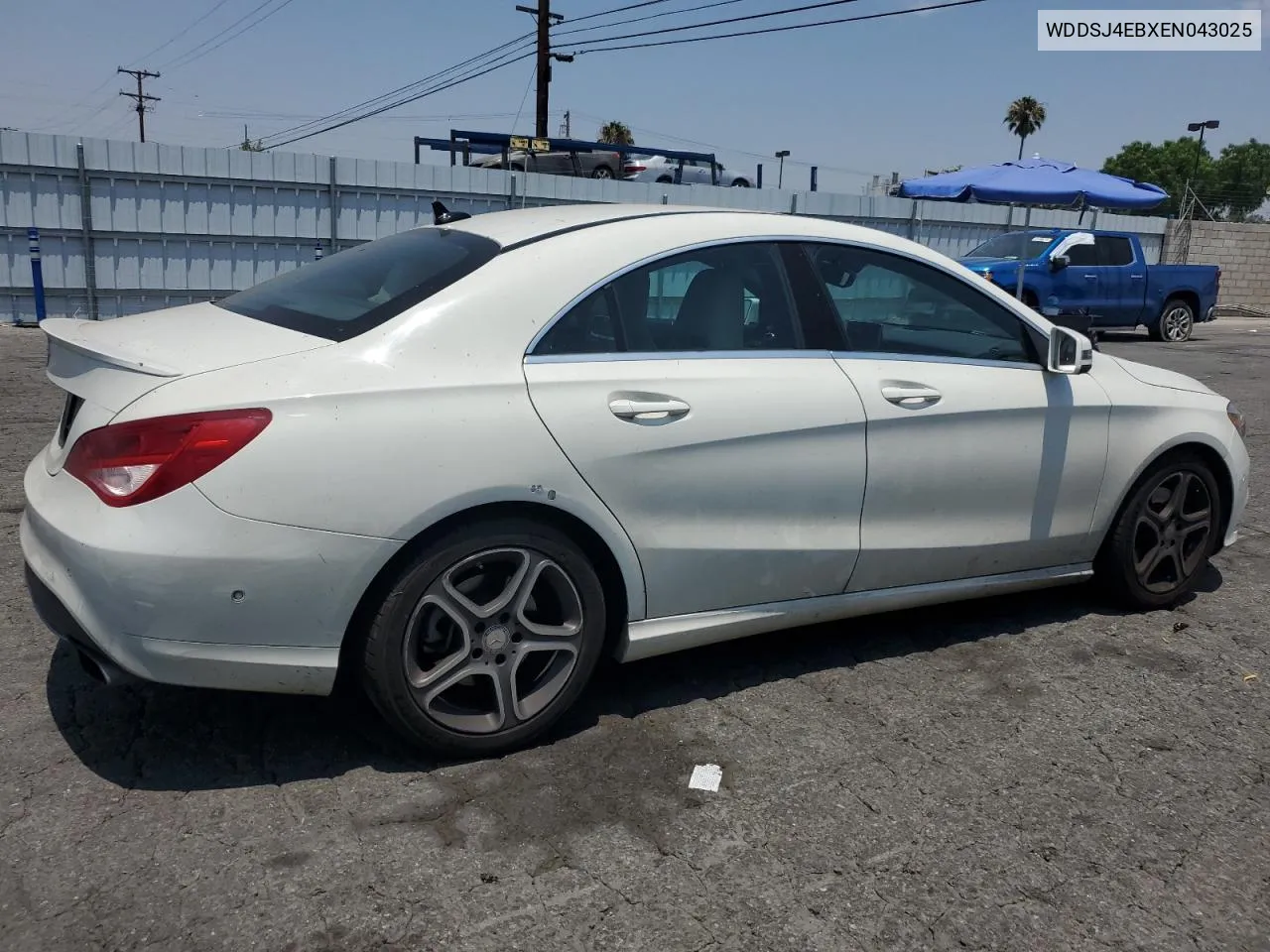 2014 Mercedes-Benz Cla 250 VIN: WDDSJ4EBXEN043025 Lot: 61692204