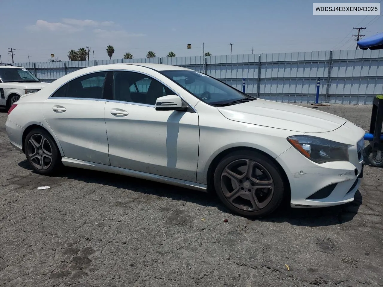 2014 Mercedes-Benz Cla 250 VIN: WDDSJ4EBXEN043025 Lot: 61692204