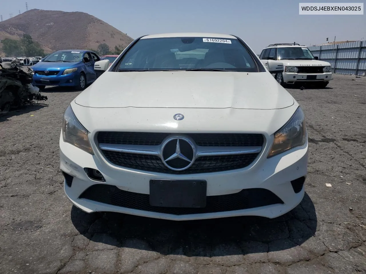 2014 Mercedes-Benz Cla 250 VIN: WDDSJ4EBXEN043025 Lot: 61692204