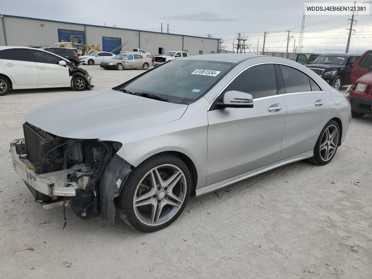 2014 Mercedes-Benz Cla 250 VIN: WDDSJ4EB6EN121381 Lot: 61861534