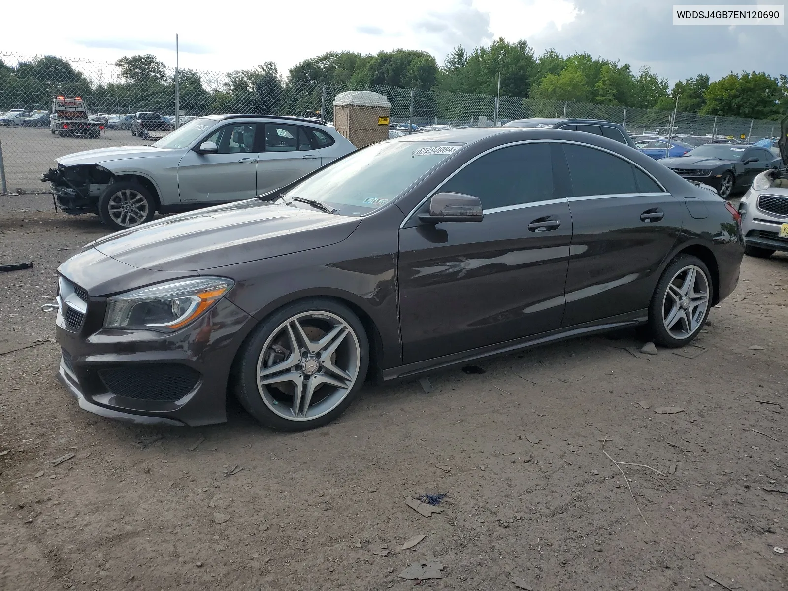 2014 Mercedes-Benz Cla 250 4Matic VIN: WDDSJ4GB7EN120690 Lot: 62294984