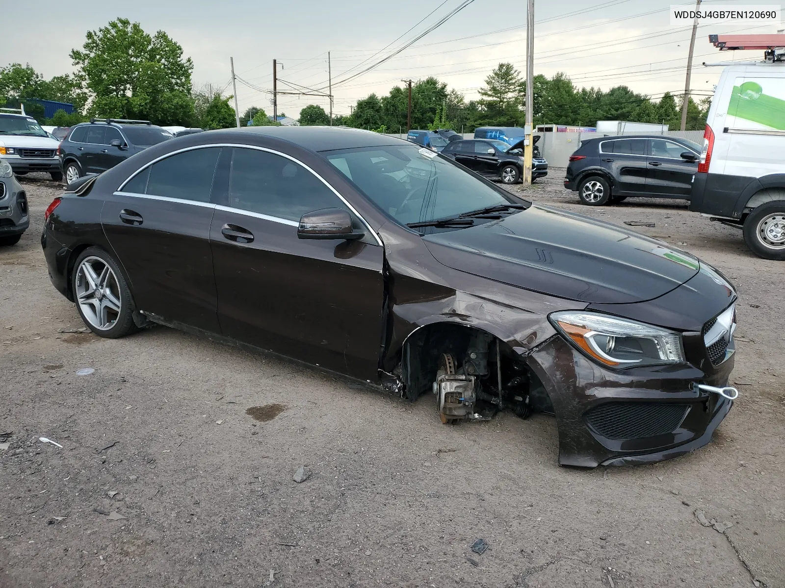 2014 Mercedes-Benz Cla 250 4Matic VIN: WDDSJ4GB7EN120690 Lot: 62294984