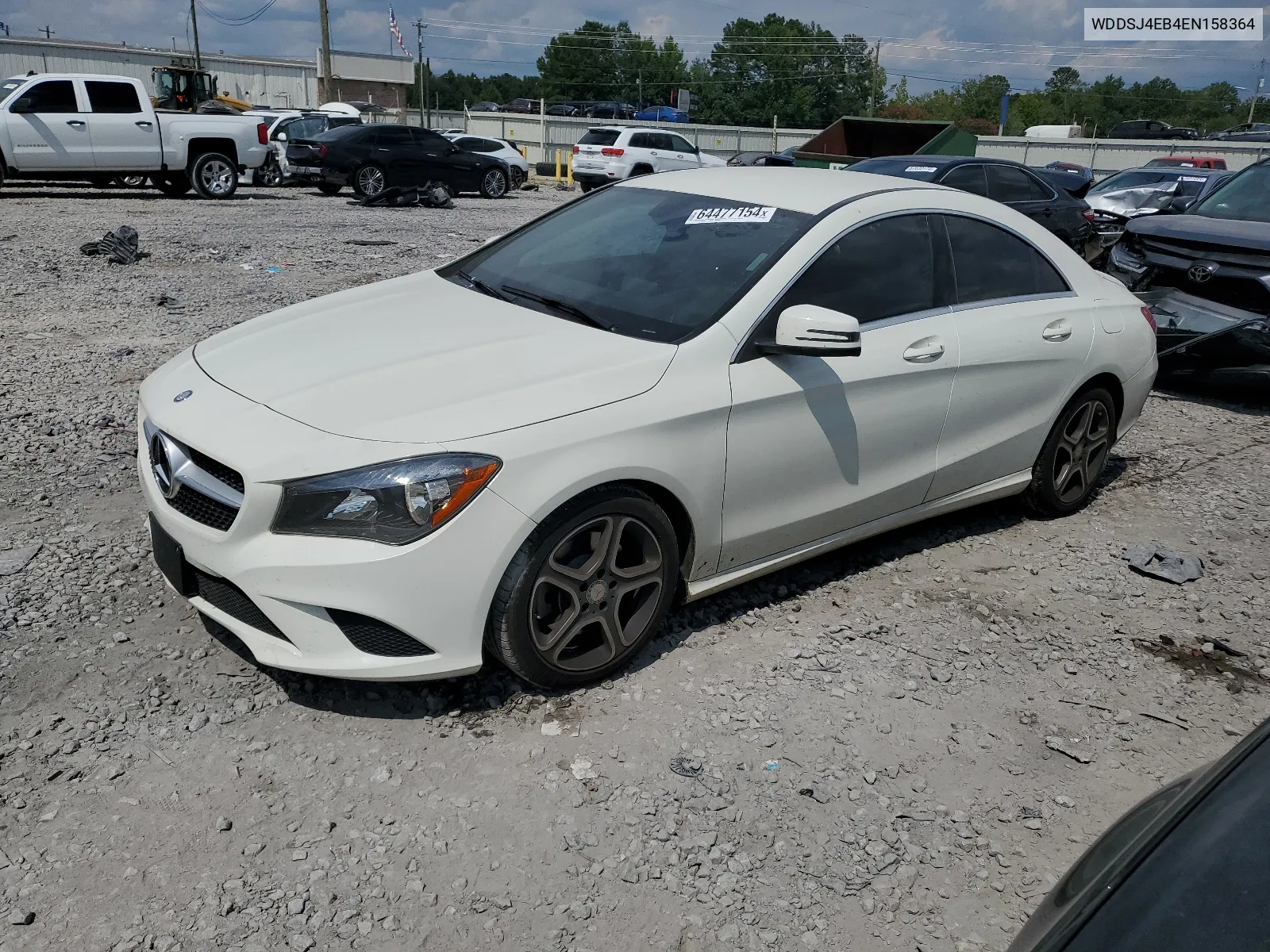 2014 Mercedes-Benz Cla 250 VIN: WDDSJ4EB4EN158364 Lot: 64477154