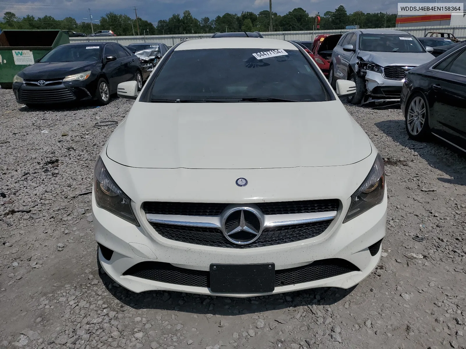 2014 Mercedes-Benz Cla 250 VIN: WDDSJ4EB4EN158364 Lot: 64477154