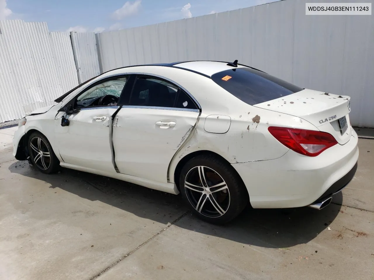 2014 Mercedes-Benz Cla 250 4Matic VIN: WDDSJ4GB3EN111243 Lot: 64517704