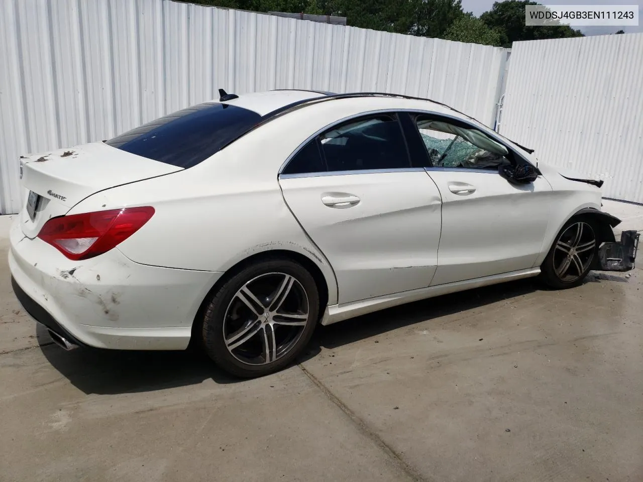 2014 Mercedes-Benz Cla 250 4Matic VIN: WDDSJ4GB3EN111243 Lot: 64517704