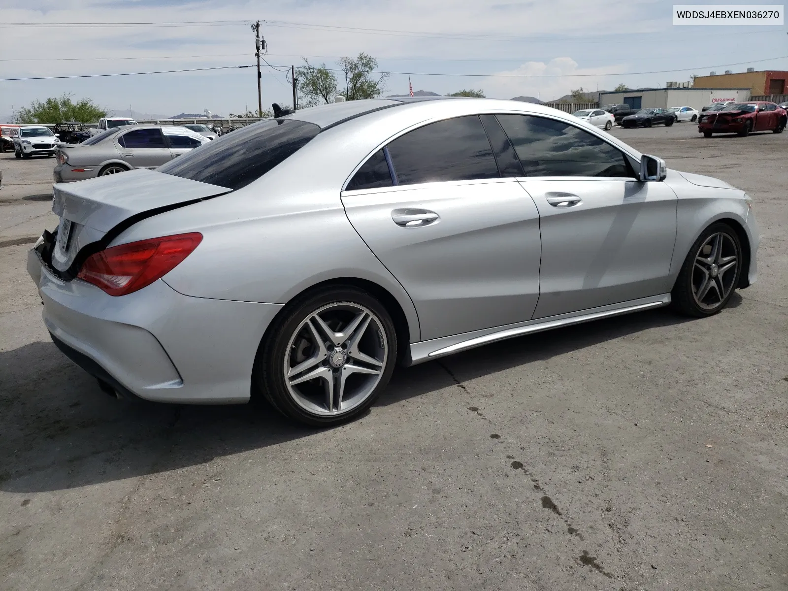 2014 Mercedes-Benz Cla 250 VIN: WDDSJ4EBXEN036270 Lot: 65544904