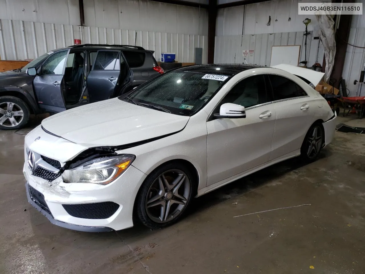 2014 Mercedes-Benz Cla 250 4Matic VIN: WDDSJ4GB3EN116510 Lot: 66757224