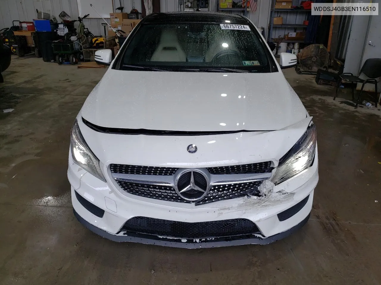 2014 Mercedes-Benz Cla 250 4Matic VIN: WDDSJ4GB3EN116510 Lot: 66757224