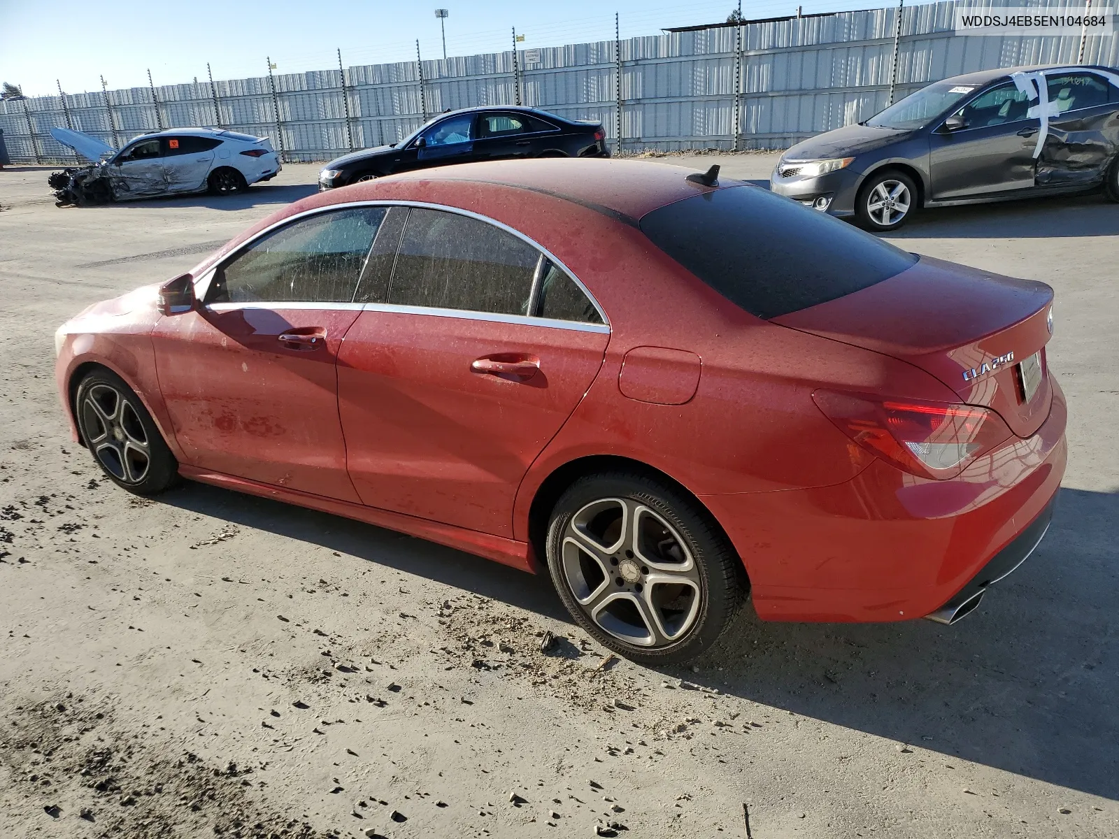 2014 Mercedes-Benz Cla 250 VIN: WDDSJ4EB5EN104684 Lot: 67605244