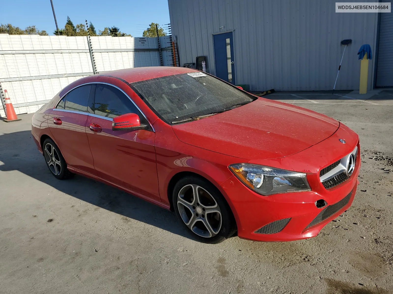 2014 Mercedes-Benz Cla 250 VIN: WDDSJ4EB5EN104684 Lot: 67605244