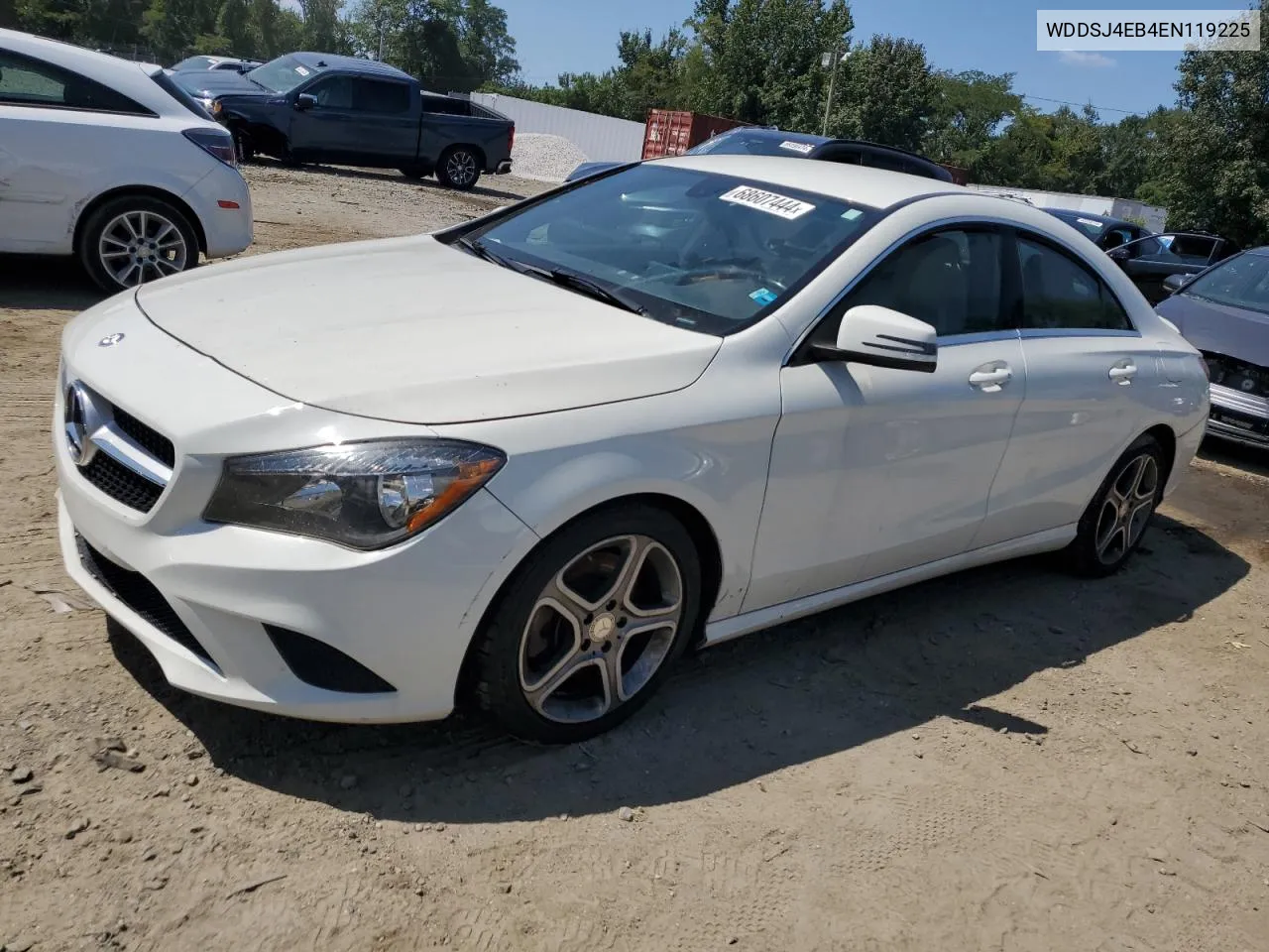 2014 Mercedes-Benz Cla 250 VIN: WDDSJ4EB4EN119225 Lot: 68607444