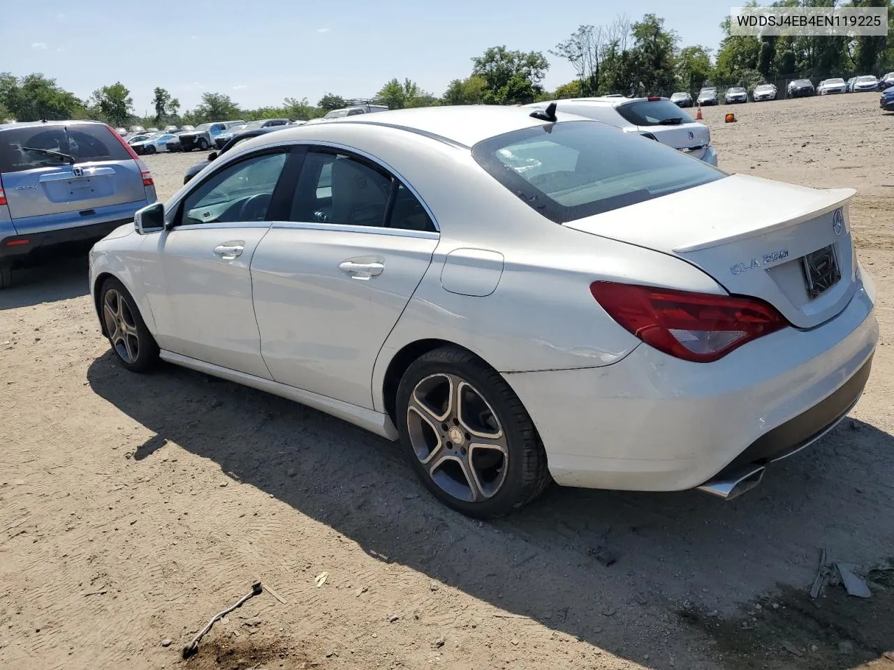 2014 Mercedes-Benz Cla 250 VIN: WDDSJ4EB4EN119225 Lot: 68607444