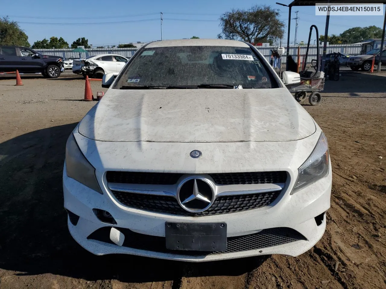 2014 Mercedes-Benz Cla 250 VIN: WDDSJ4EB4EN150815 Lot: 70133984