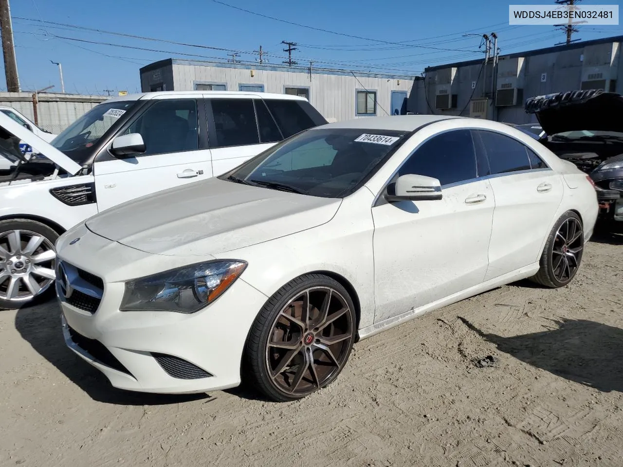 2014 Mercedes-Benz Cla 250 VIN: WDDSJ4EB3EN032481 Lot: 70433614