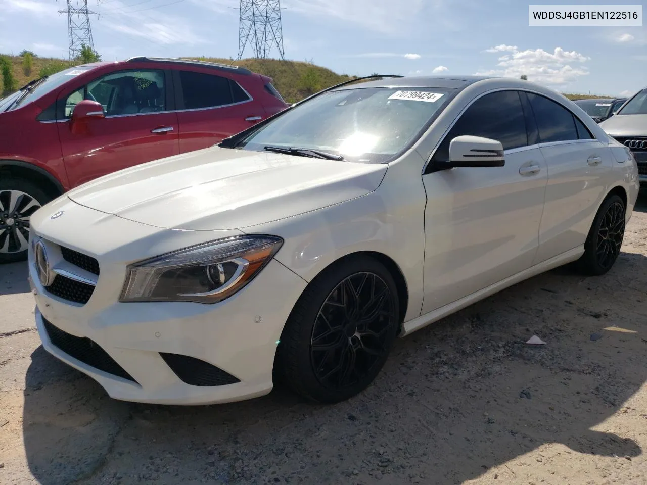 2014 Mercedes-Benz Cla 250 4Matic VIN: WDDSJ4GB1EN122516 Lot: 70799424