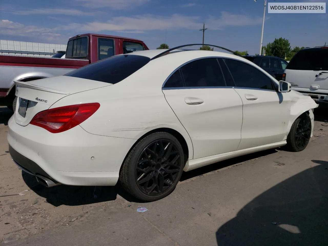 2014 Mercedes-Benz Cla 250 4Matic VIN: WDDSJ4GB1EN122516 Lot: 70799424