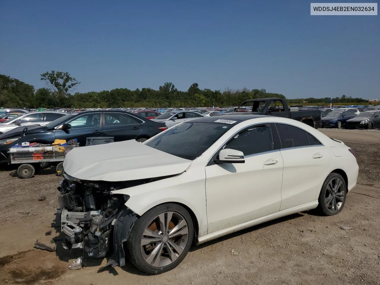 2014 Mercedes-Benz Cla 250 VIN: WDDSJ4EB2EN032634 Lot: 70800584