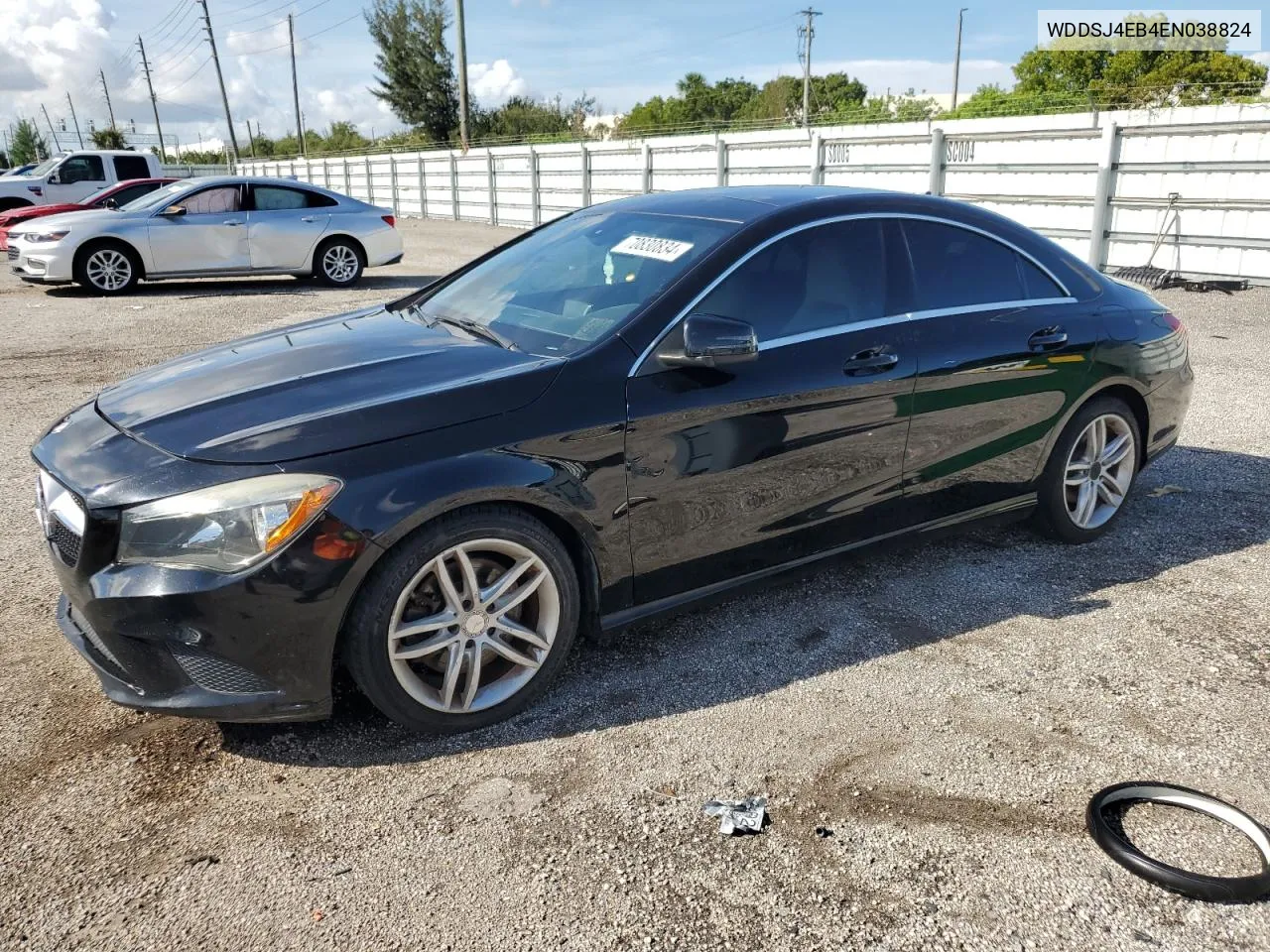 2014 Mercedes-Benz Cla 250 VIN: WDDSJ4EB4EN038824 Lot: 70830834