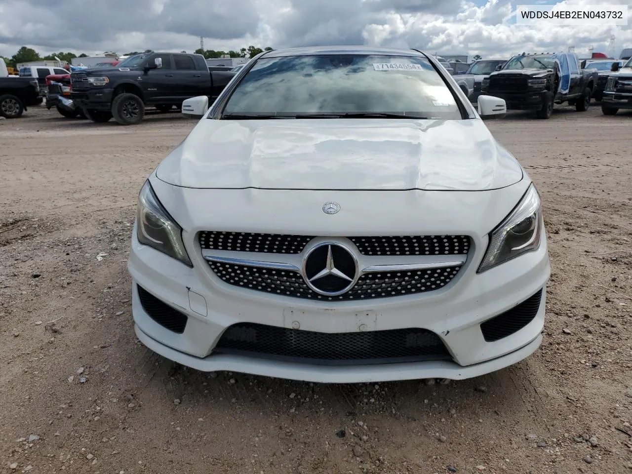 2014 Mercedes-Benz Cla 250 VIN: WDDSJ4EB2EN043732 Lot: 71434554