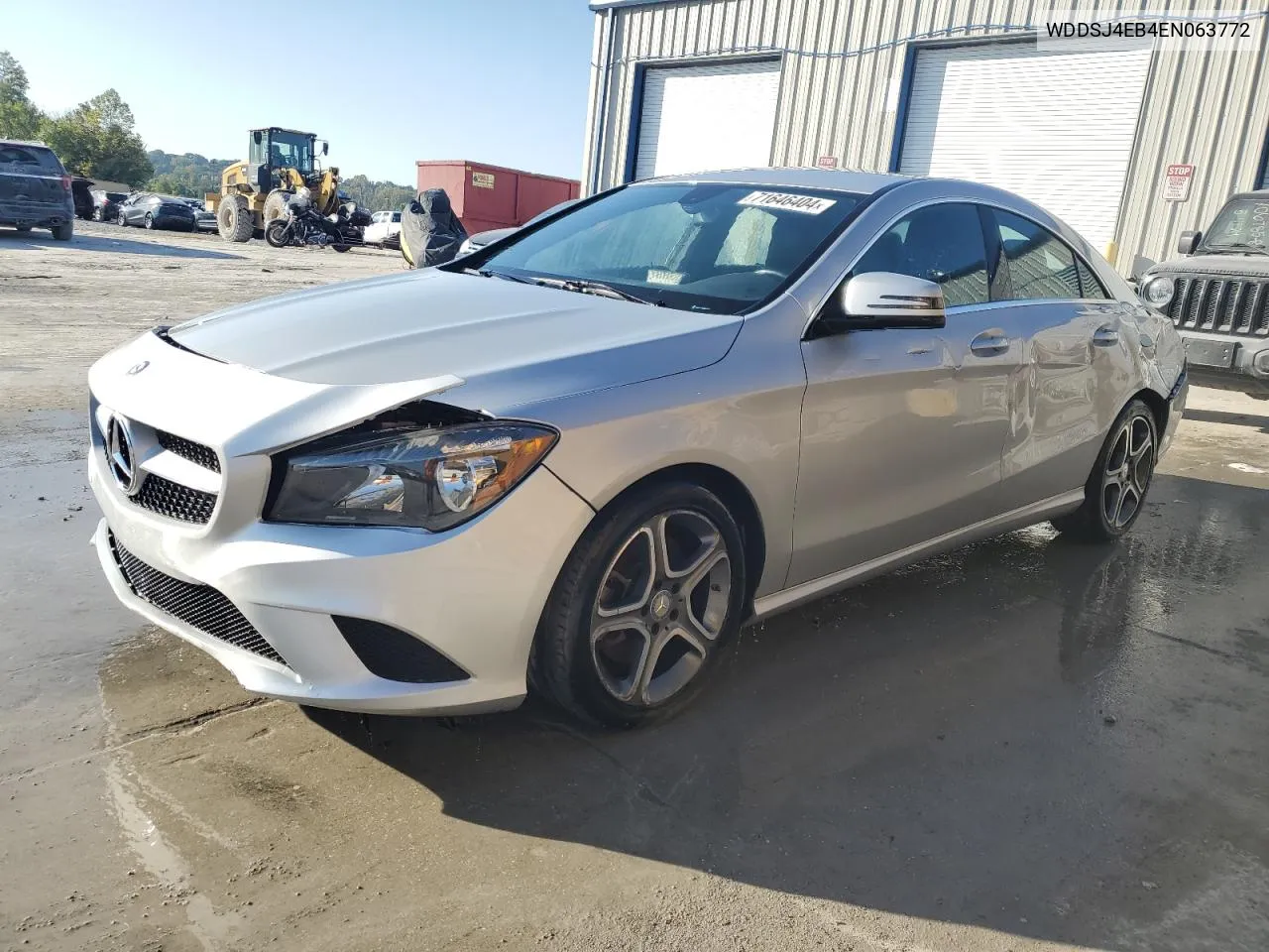 2014 Mercedes-Benz Cla 250 VIN: WDDSJ4EB4EN063772 Lot: 71646404