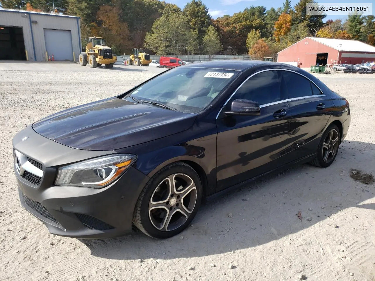 2014 Mercedes-Benz Cla 250 VIN: WDDSJ4EB4EN116051 Lot: 72137354