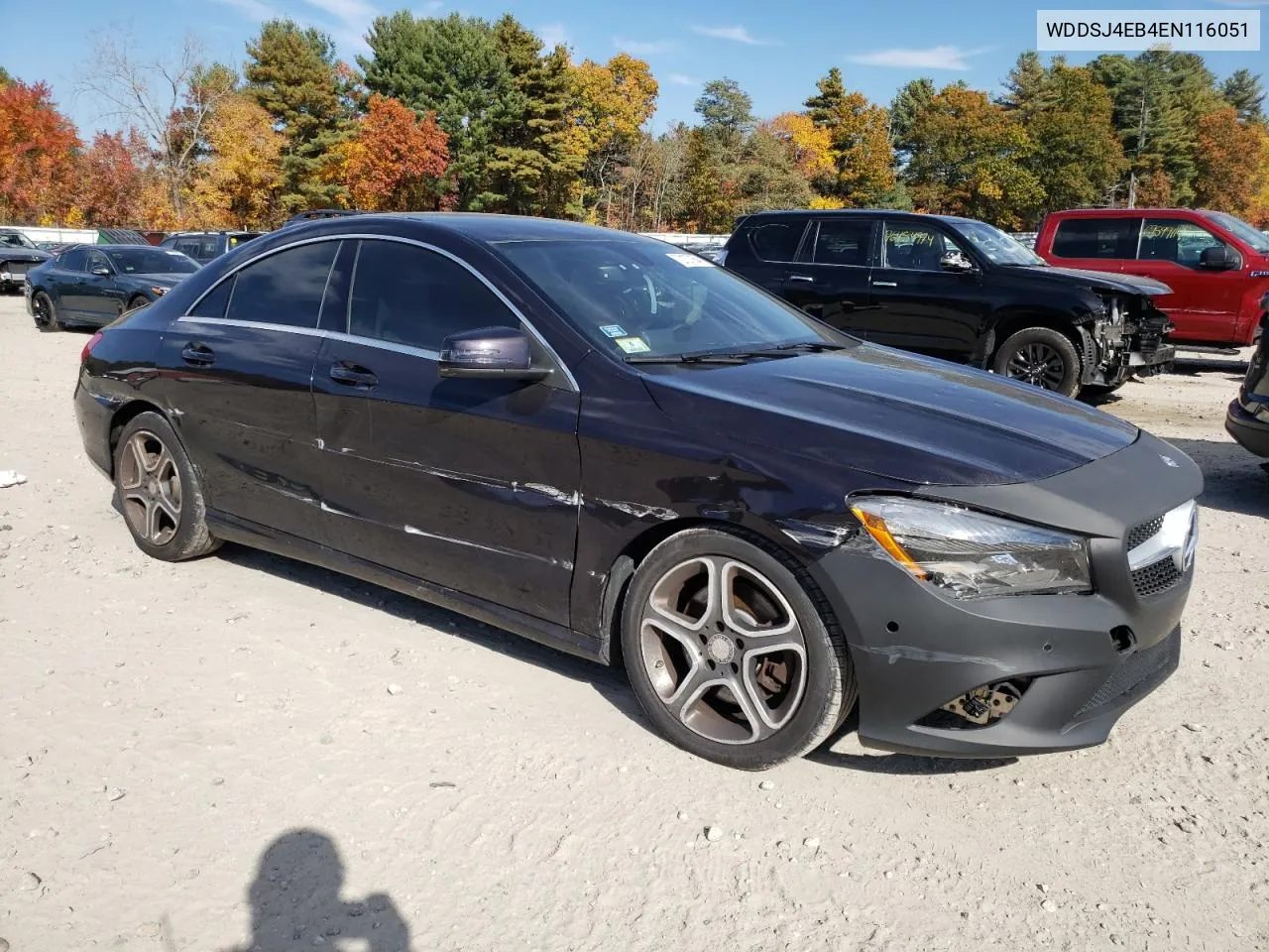 2014 Mercedes-Benz Cla 250 VIN: WDDSJ4EB4EN116051 Lot: 72137354