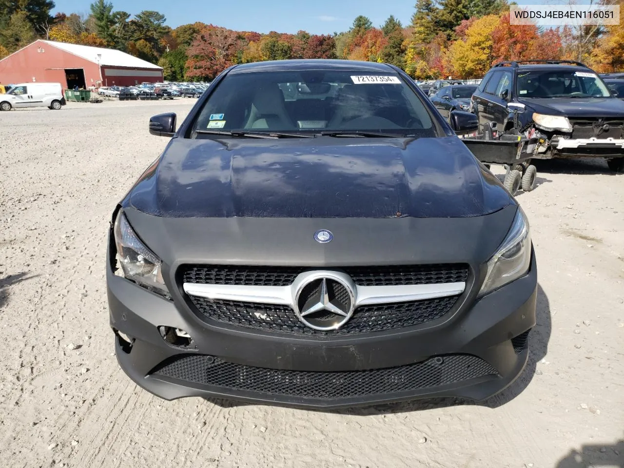 2014 Mercedes-Benz Cla 250 VIN: WDDSJ4EB4EN116051 Lot: 72137354